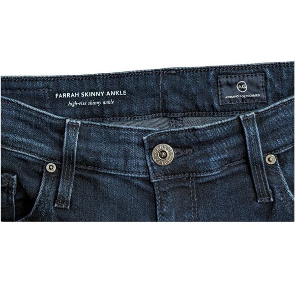 AG Adriano Goldschmied Women's Farrah Skinny Ankle High Rise Jeans Size 29R - Picture 3 of 5
